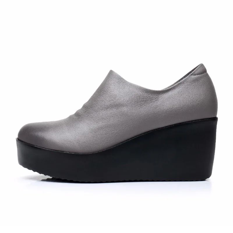 Julia Damskie Buty Na Platformie - Czarny