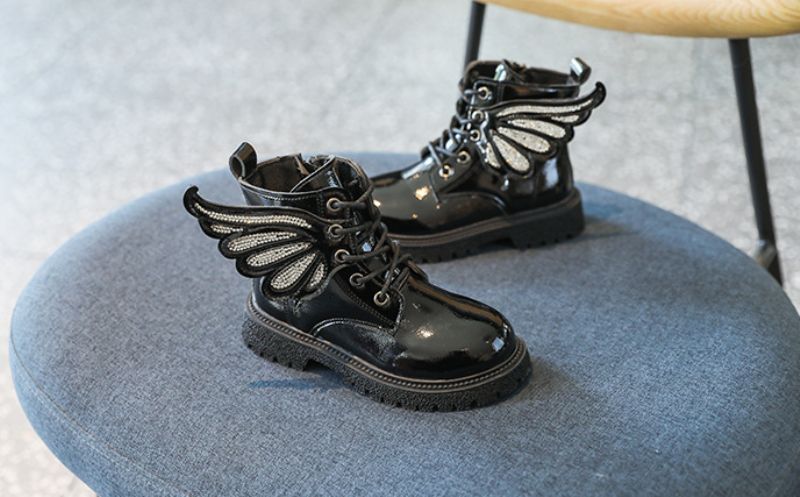 June Dziewczęce Buty Chelsea - Czarny