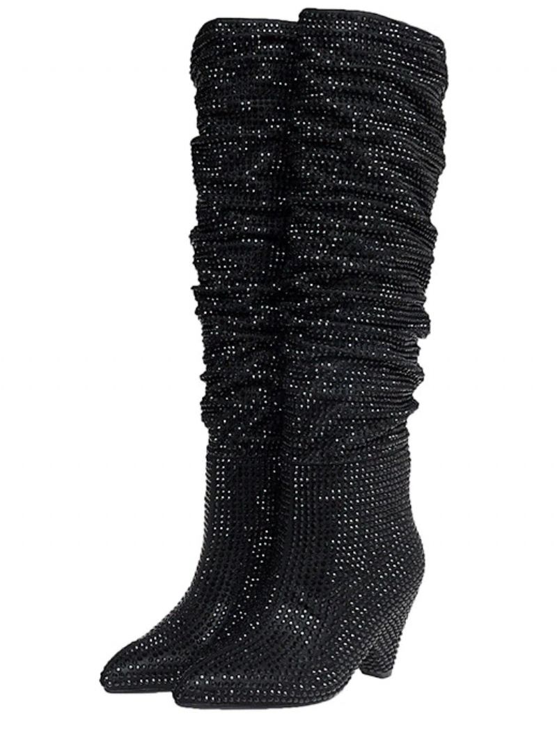 Kaine Damskie Buty Do Kolan - Srebrny