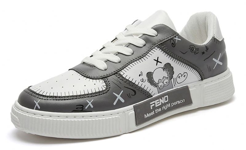Kaleb Męskie Buty Codzienne - Szary