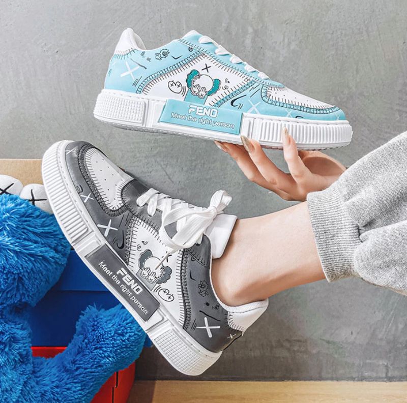 Kaleb Męskie Buty Codzienne - Szary