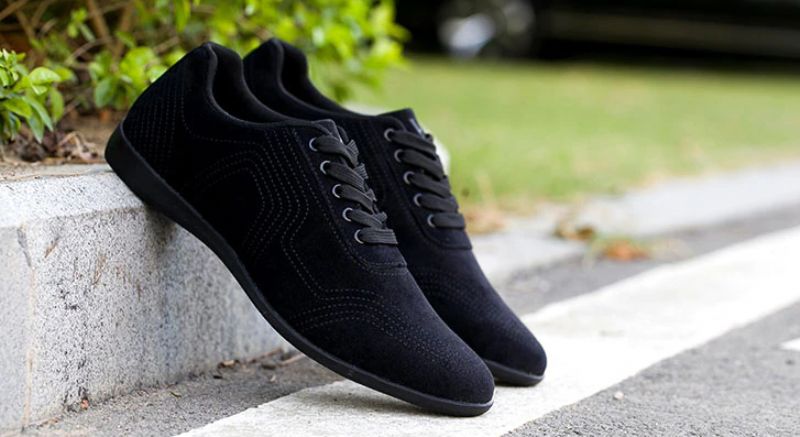 Kalios Męskie Mokasyny Eleganckie Buty - Czarny