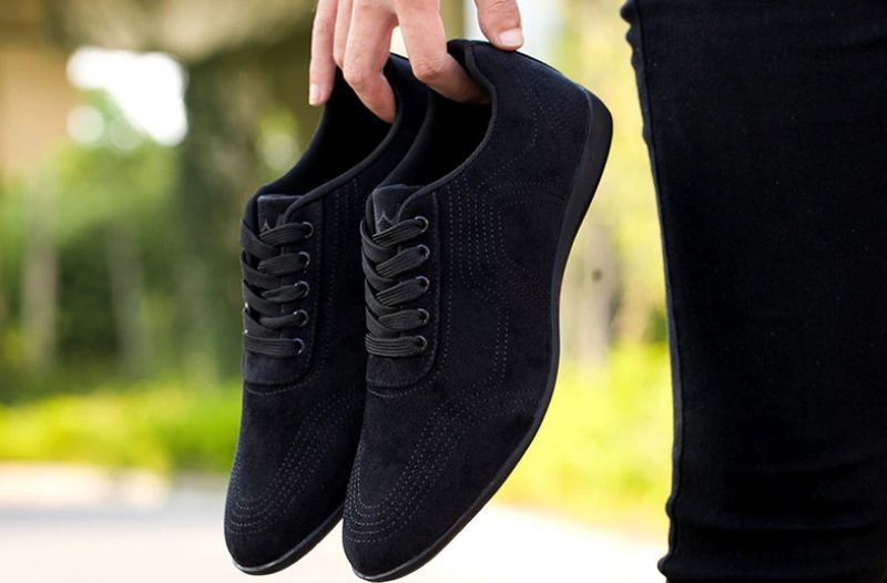 Kalios Męskie Mokasyny Eleganckie Buty - Czarny