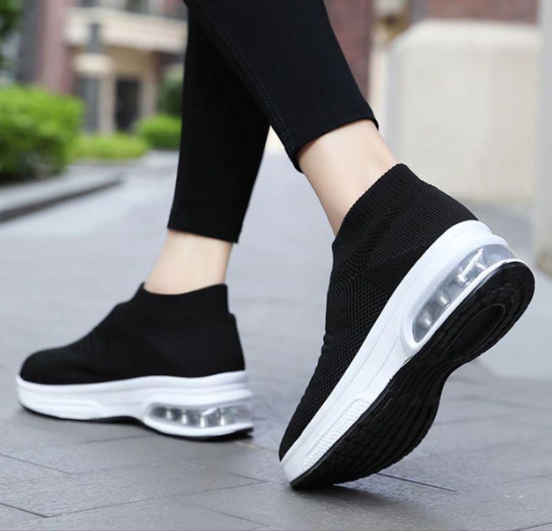 Kalu Damskie Buty Platformowe Czarne - Czarny