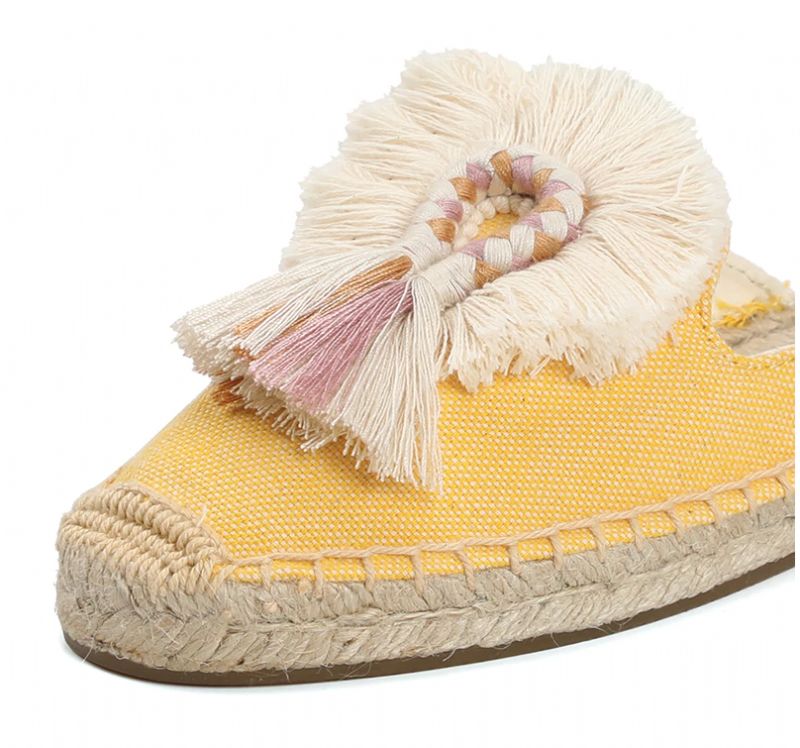 Karol Damskie Espadryle Wielokolorowe - Żółty