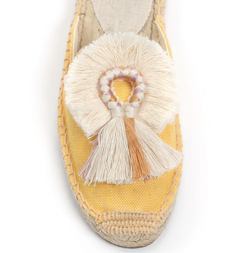 Karol Damskie Espadryle Wielokolorowe - Żółty