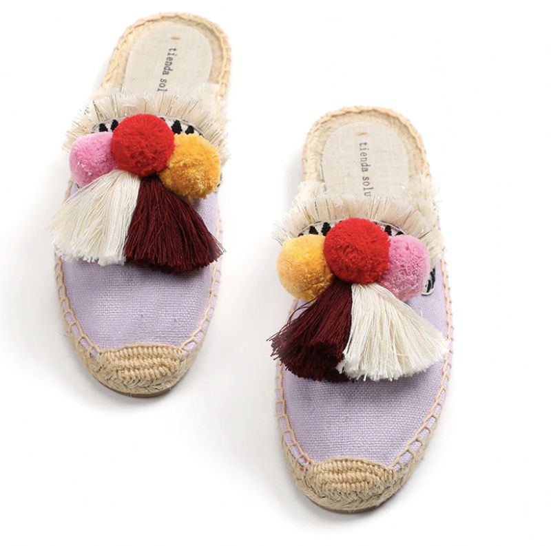 Karol Damskie Espadryle Wielokolorowe - Żółty