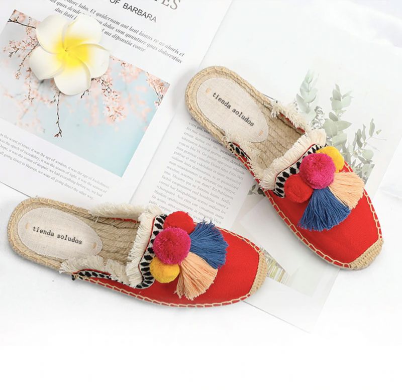 Karol Damskie Espadryle Wielokolorowe - Żółty