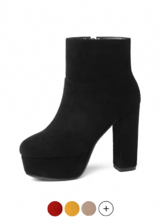 Karola Damskie Buty Na Platformie Do Kostki