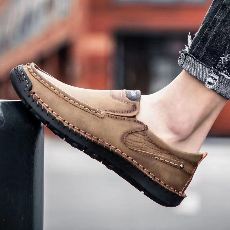 Karson Męskie Mokasyny Casual - Khaki