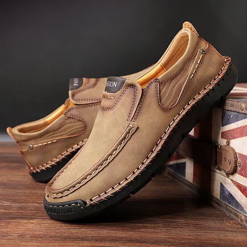 Karson Męskie Mokasyny Casual - Khaki