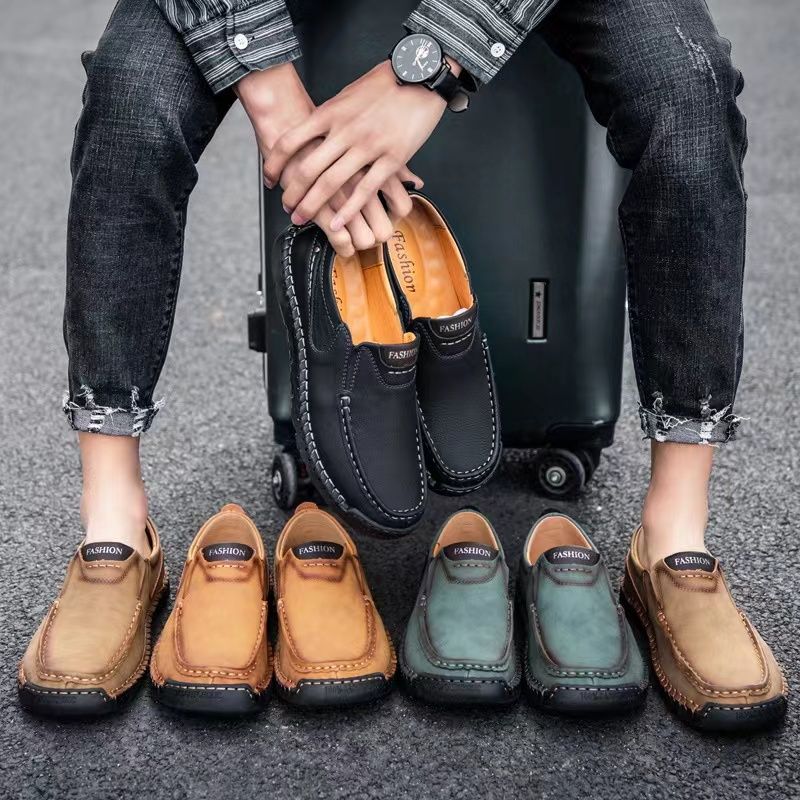 Karson Męskie Mokasyny Casual - Khaki