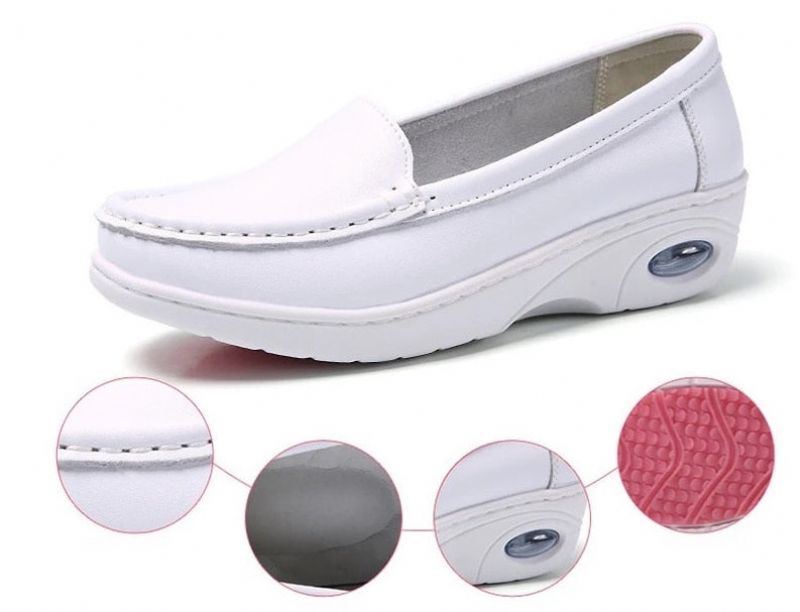 Kata Damskie Płaskie Buty - Biały