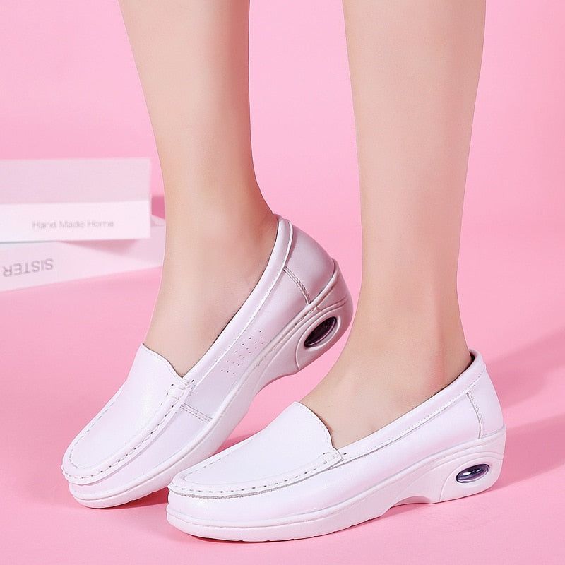 Kata Damskie Płaskie Buty - Biały