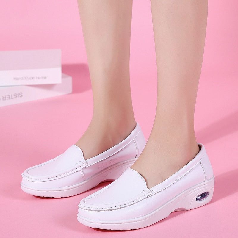 Kata Damskie Płaskie Buty - Biały