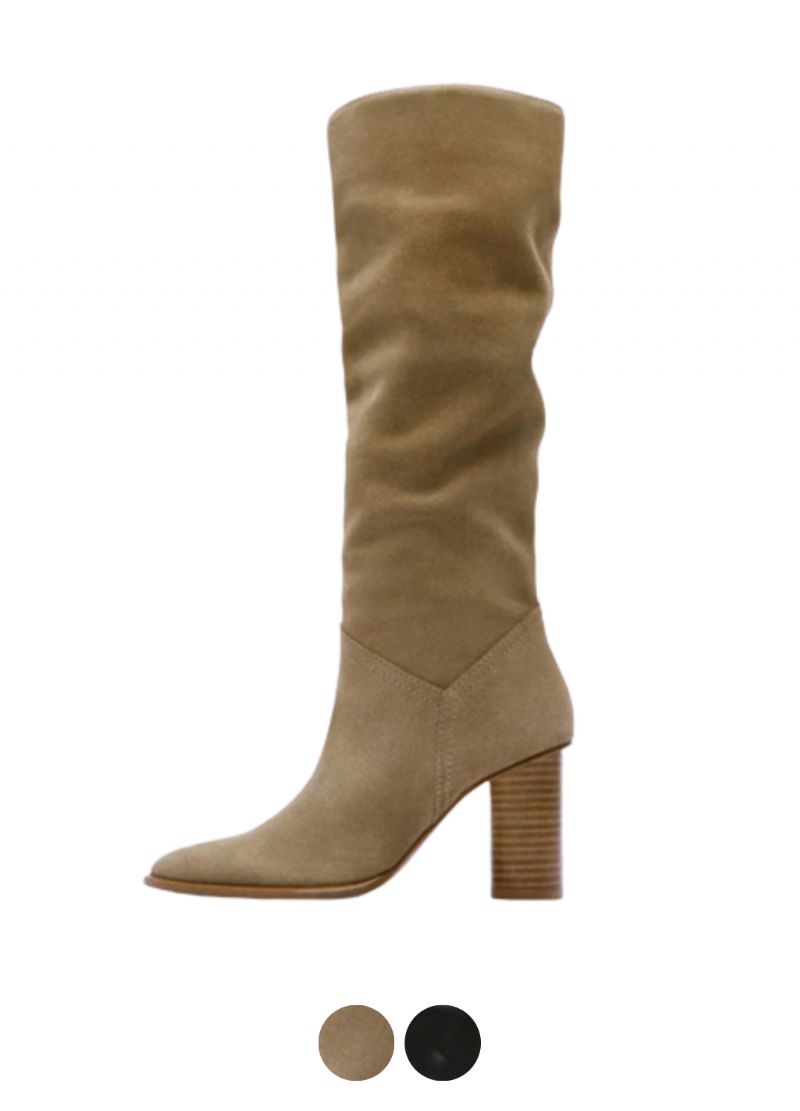 Kely Damskie Buty Na Wysokim Obcasie Ze Skóry