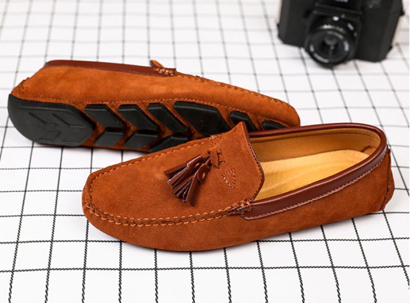 Kendry Męskie Mokasyny Modne Buty - Zielony