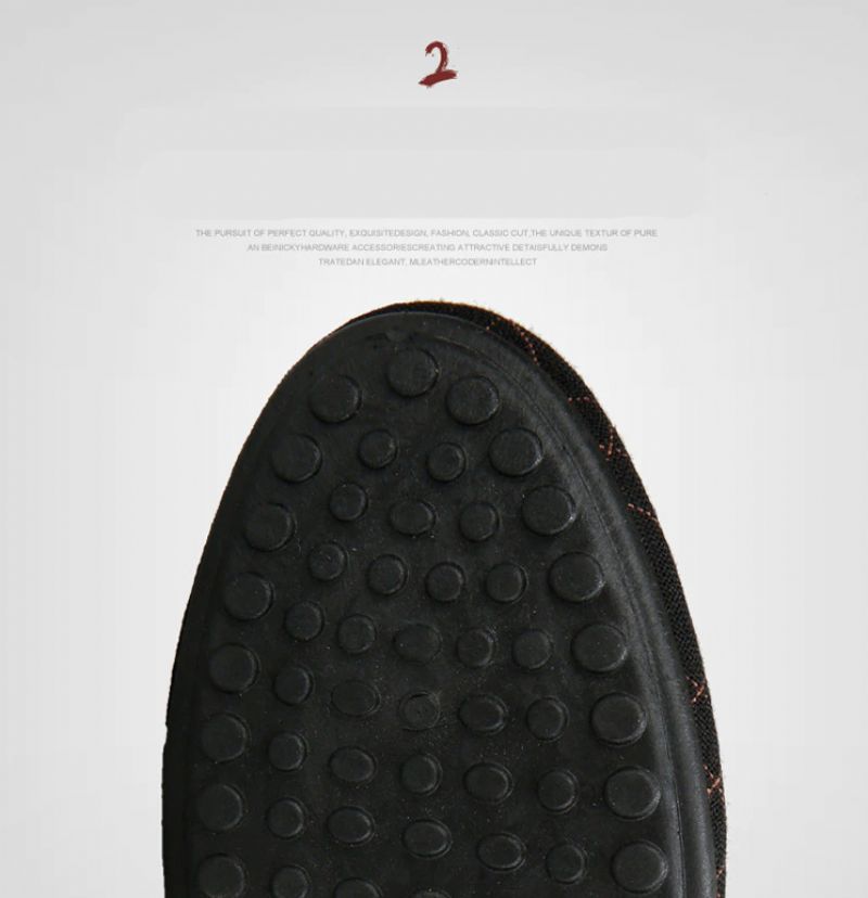 Khan Męskie Mokasyny Dress Loafers - Szary