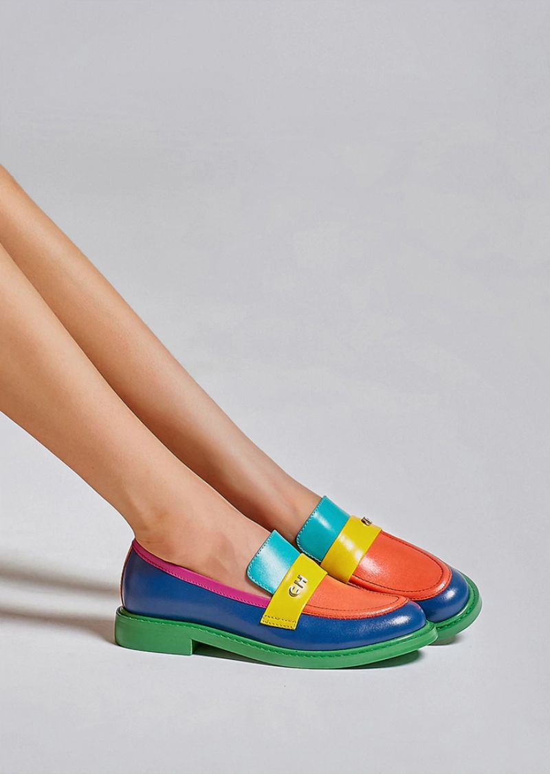 Kimberly Damskie Oxford - Wielokolorowy