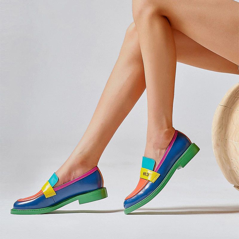 Kimberly Damskie Oxford - Wielokolorowy