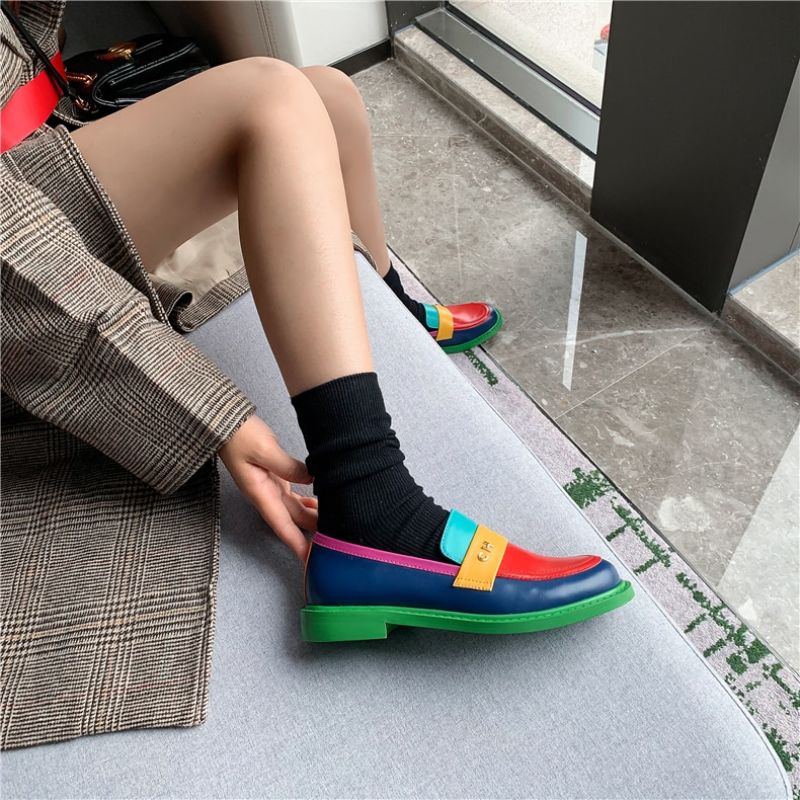 Kimberly Damskie Oxford - Wielokolorowy