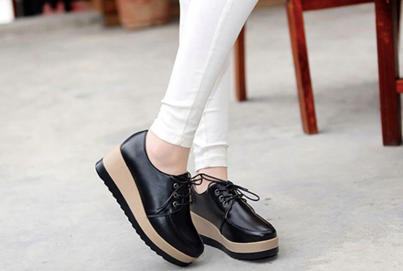 Kimmie Damskie Buty Typu Oxford - Żółty