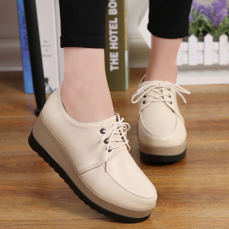 Kimmie Damskie Buty Typu Oxford - Żółty