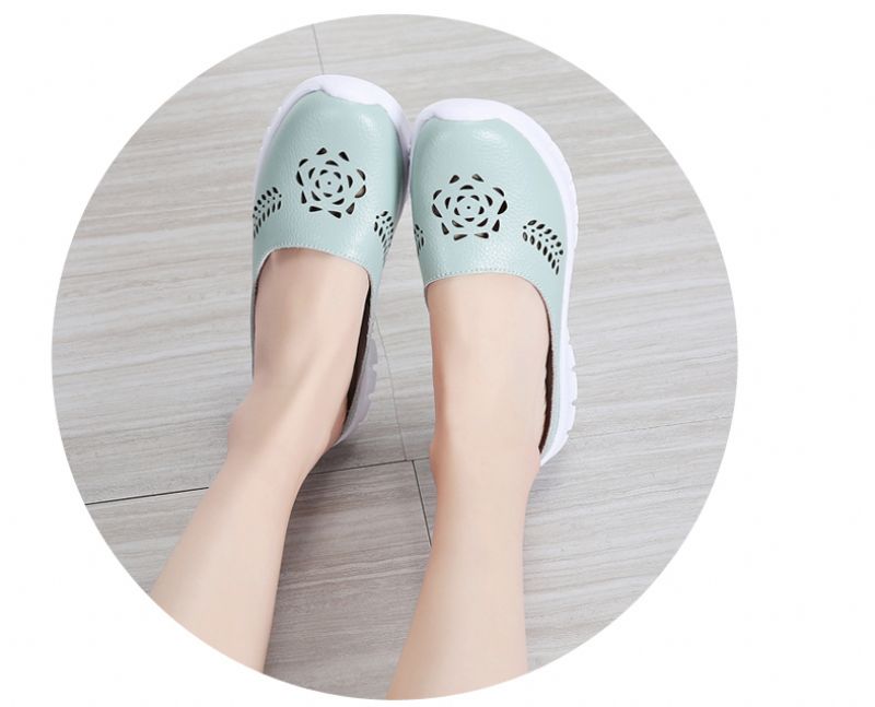 Klapki Damskie Lali - Letnie Buty - Zielony