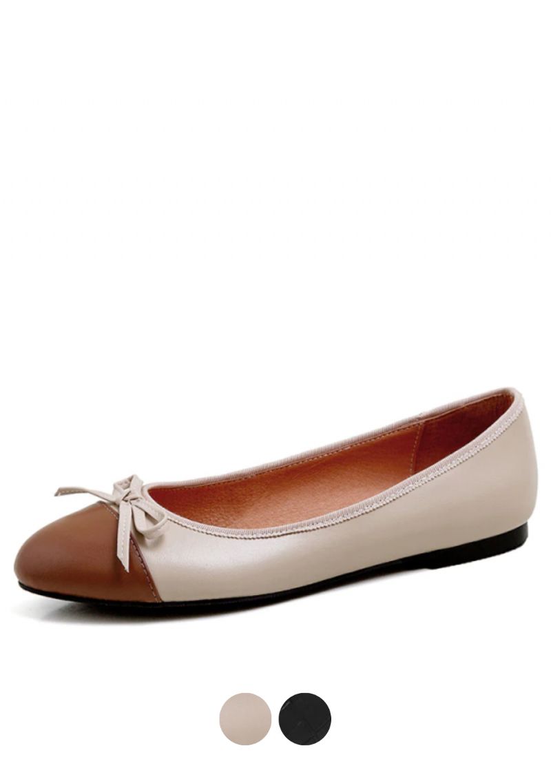 Klara Damskie Płaskie Skórzane Buty