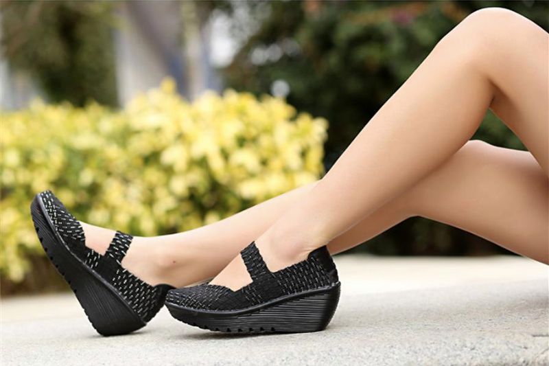 Klinowe Buty Damskie Ashoka - Wielokolorowy