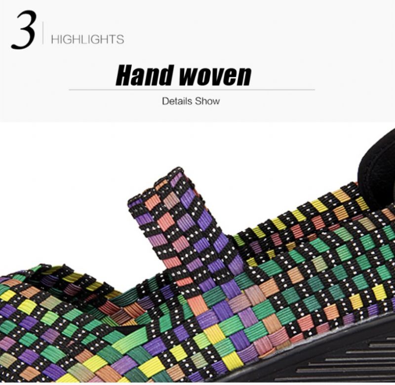 Klinowe Buty Damskie Ashoka - Wielokolorowy