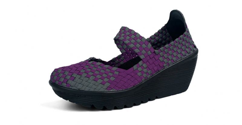 Klinowe Buty Damskie Ashoka - Wielokolorowy