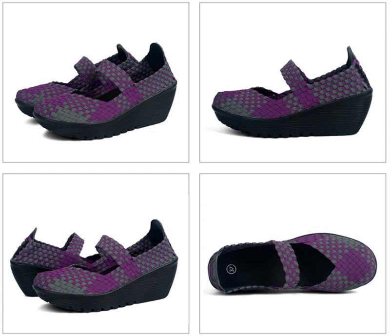 Klinowe Buty Damskie Ashoka - Wielokolorowy