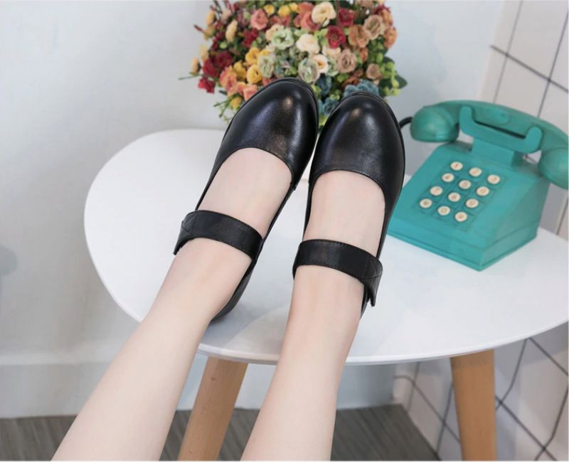 Klinowe Buty Damskie Lua - Niebieski