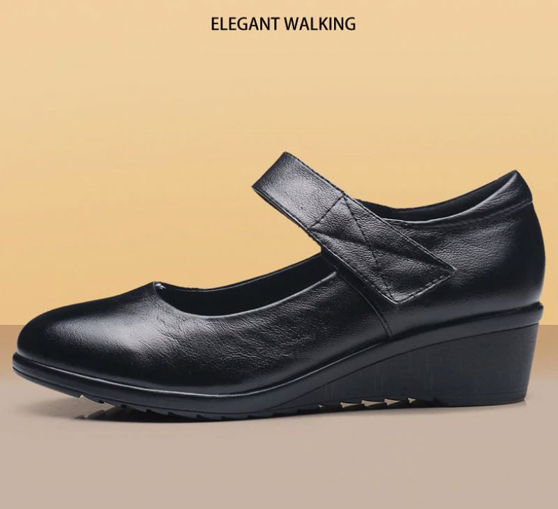 Klinowe Buty Damskie Lua - Niebieski
