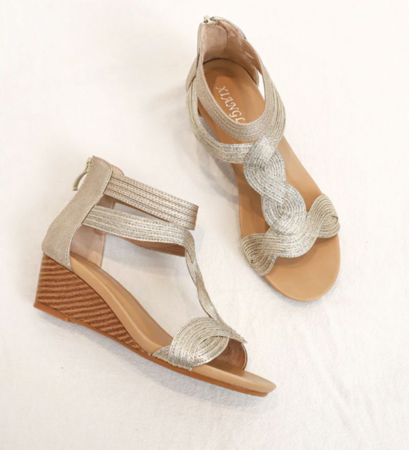 Klinowe Buty Damskie Olga - Idź ld