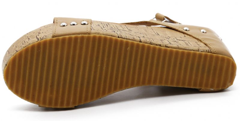 Klinowe Buty Damskie Vintage - Czarny