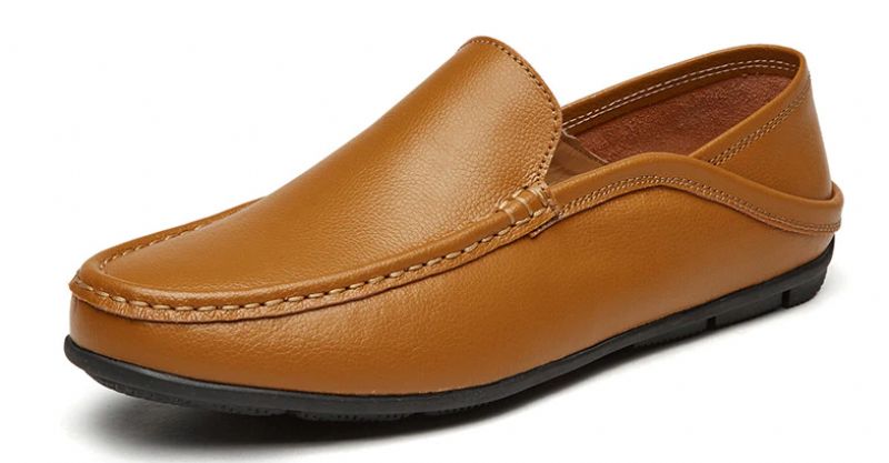 Konan Męskie Mokasyny Buty Codzienne - Żółty