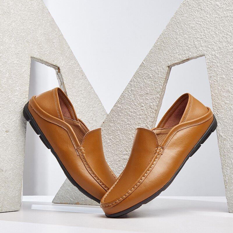 Konan Męskie Mokasyny Buty Codzienne - Żółty