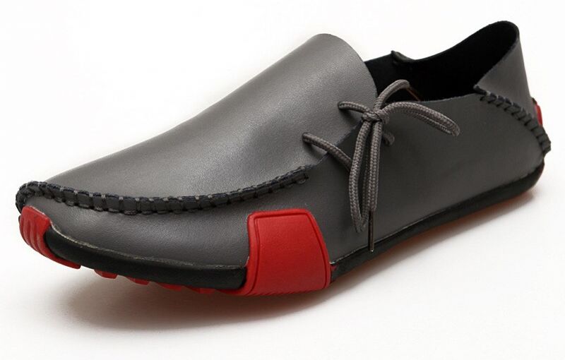 Kong Męskie Mokasyny Modne Buty - Biały