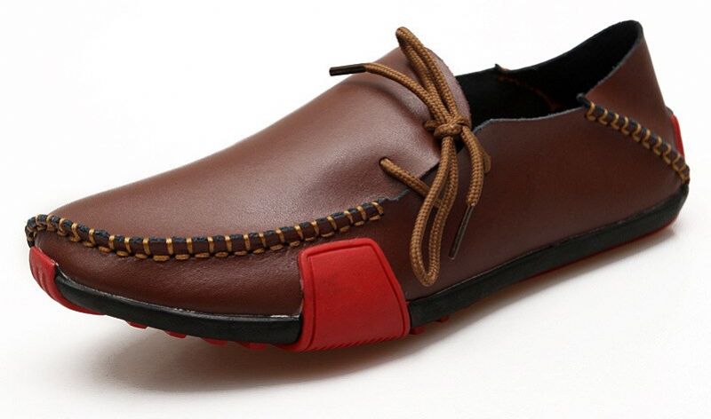 Kong Męskie Mokasyny Modne Buty - Biały