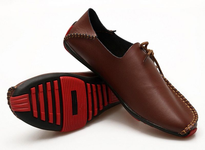 Kong Męskie Mokasyny Modne Buty - Biały