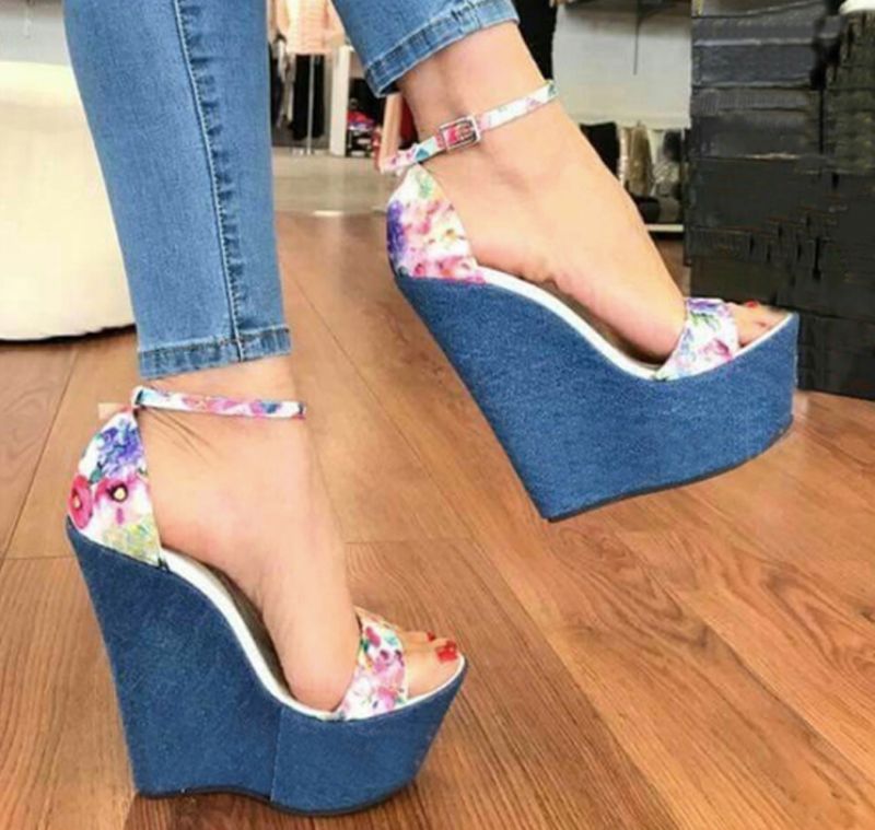 Koturny Damskie Cynthia - Niebieski