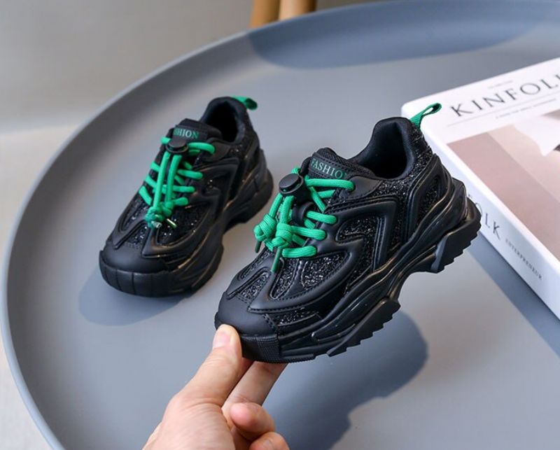 Kravitz Dla Obu Płci Dziecięce Buty Do Biegania - Czarny