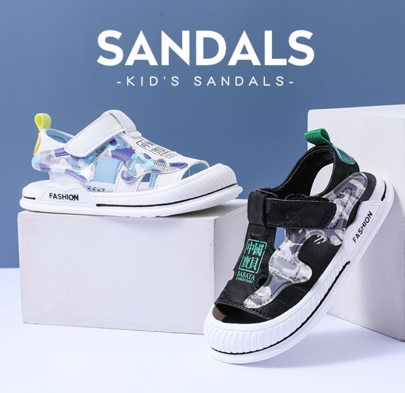 Kyle Chłopięce Sandały Fashion - Czarny