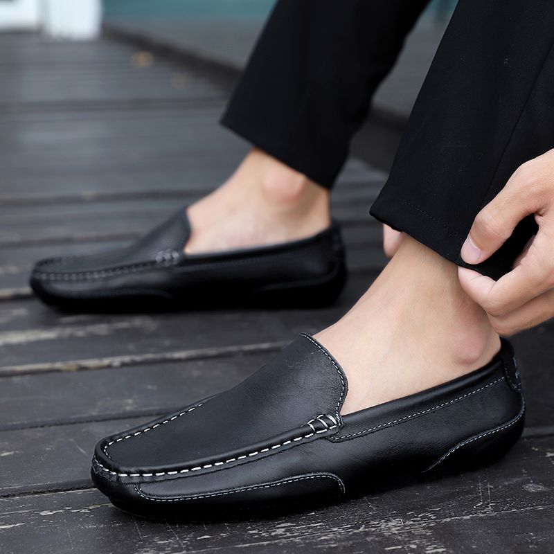 Kyron Męskie Mokasyny Obuwie Casual - Czarny