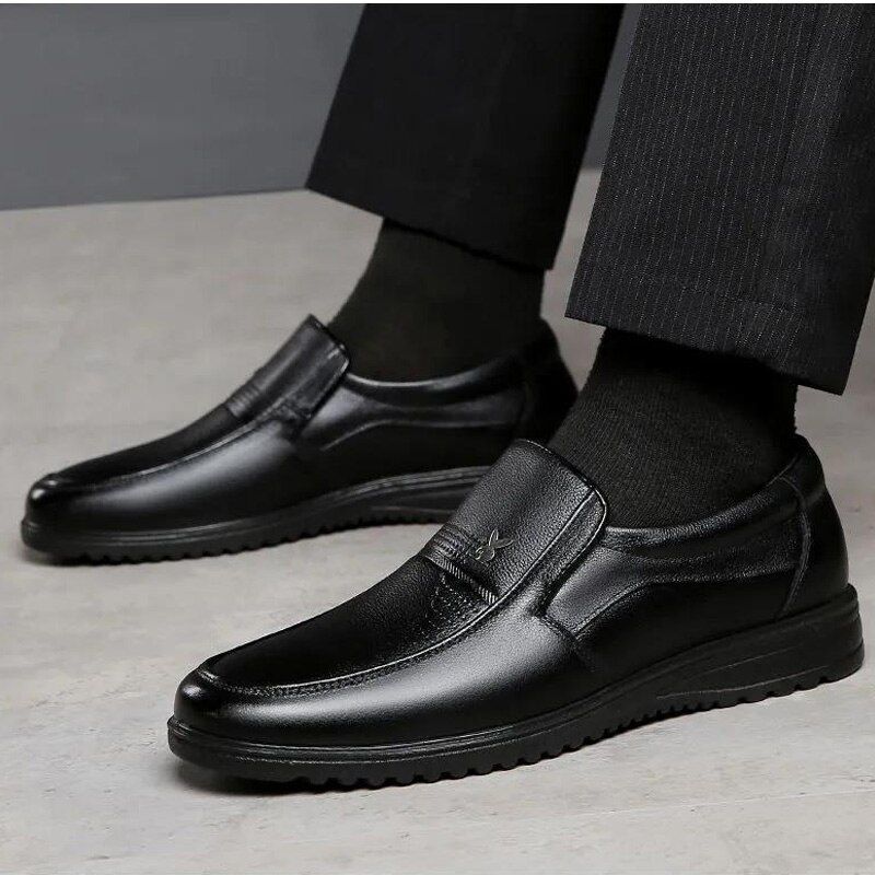 Lancaster Męskie Mokasyny Obuwie Eleganckie - Czarny
