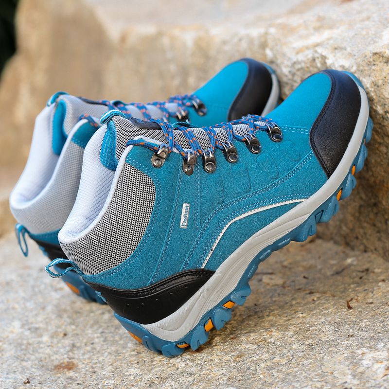 Lander Dla Obu Płci Outdoor Wodoodporne Buty Trekkingowe - Niebieski