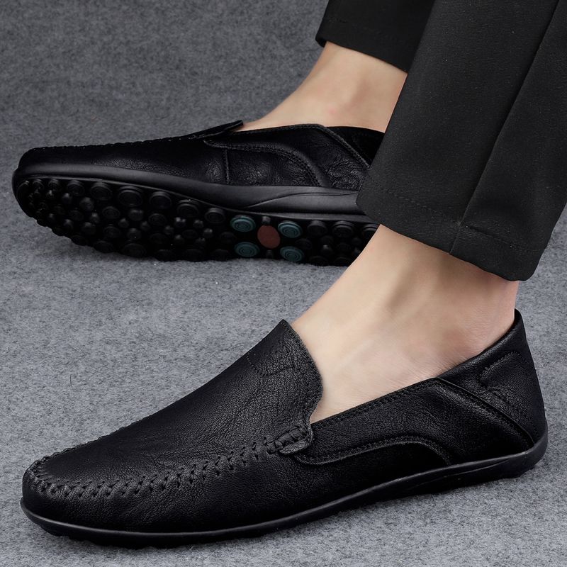 Landon Mokasyny Męskie Buty Wizytowe - Szary