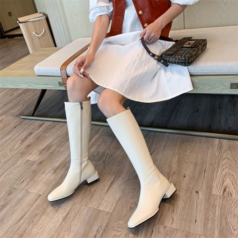 Laura Damskie Buty Długie - Czarny